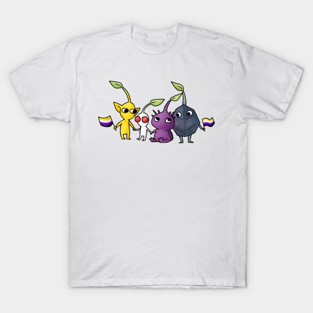 Pride Pikmin Nonbinary T-Shirt by KatieRose